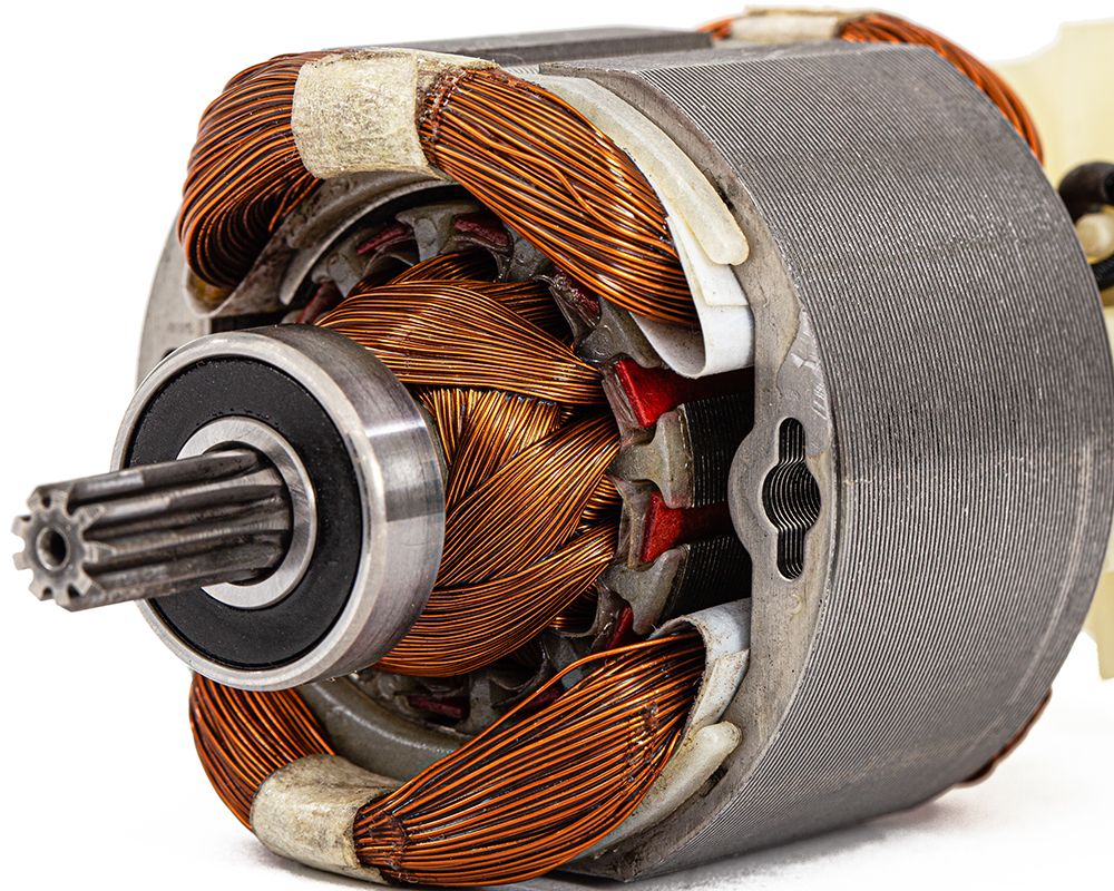 Bobinado de motores eléctricos.